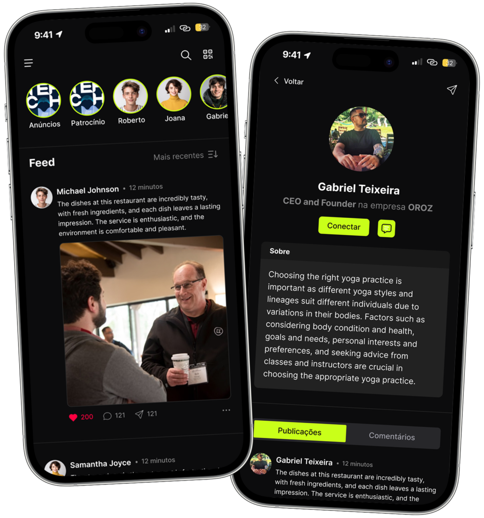 Oroz - Aplicativo para Eventos